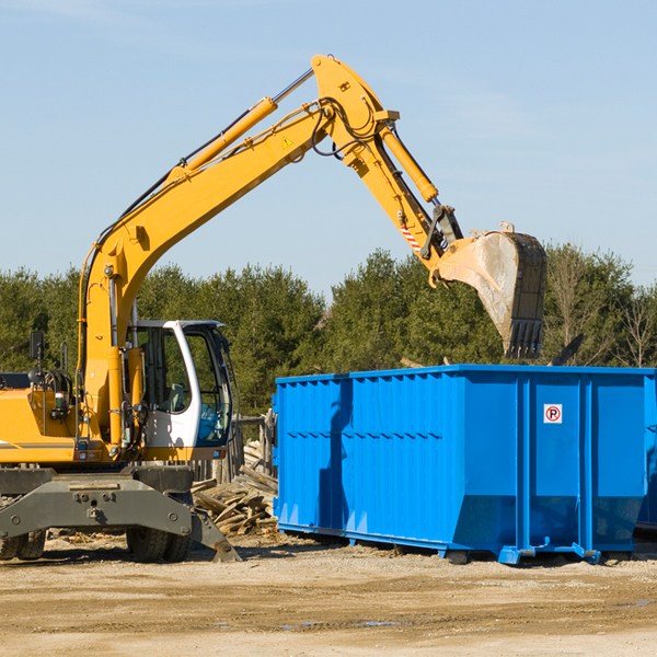 can i request a rental extension for a residential dumpster in Huntsville IL